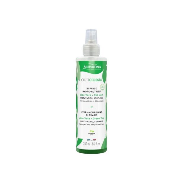 Spray Bi Phasic à l'Aloes et Thé Vert-ACTIVILONG  240ml