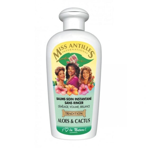 Baume Soin Instantané -MISS ANTILLES INTERNATIONAL-Gamme Aloe et Catcus 250ml