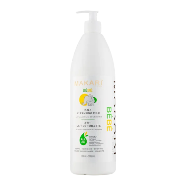 Lait de Toilette Bébé-MAKARI  1000ML